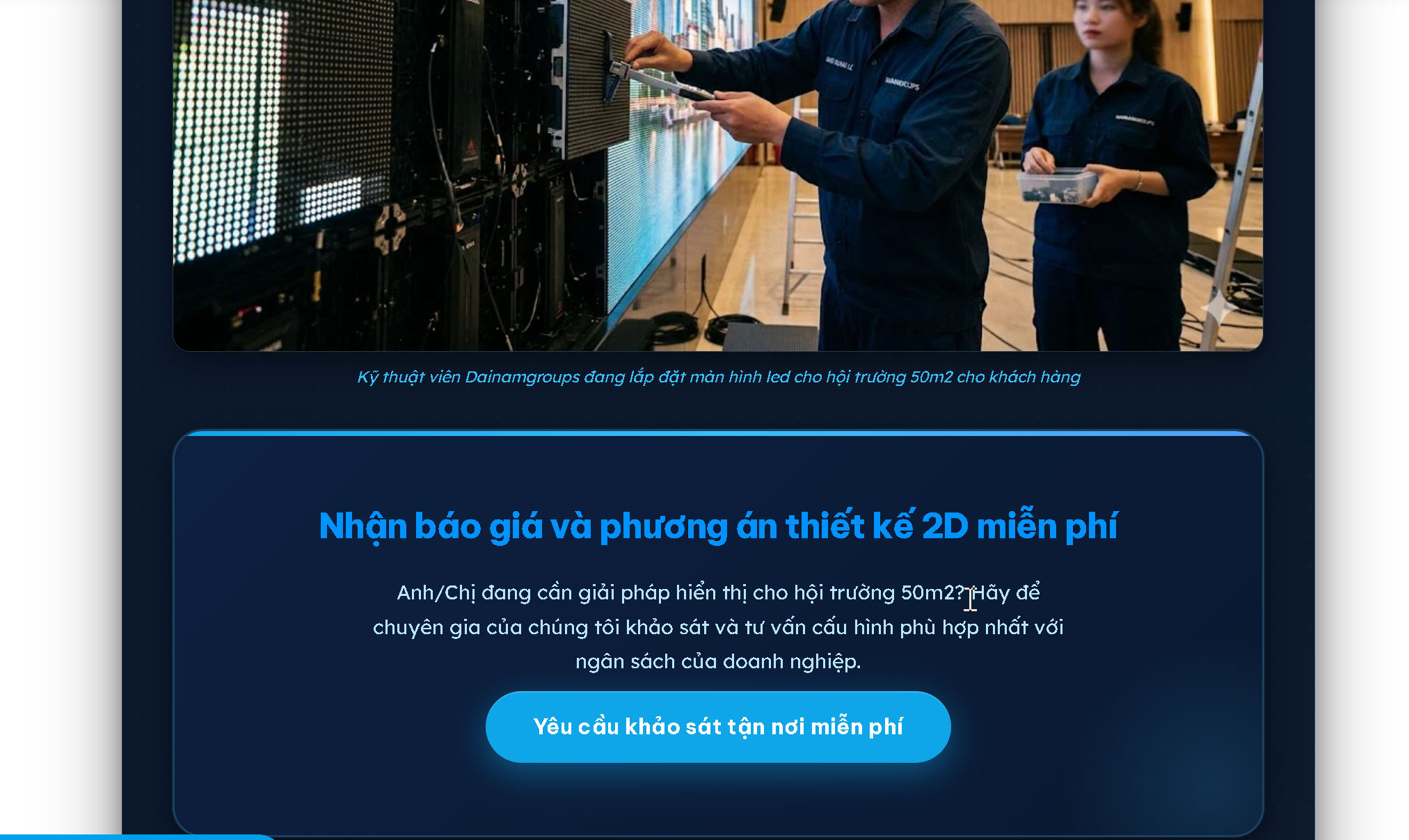 Block CTA tự động