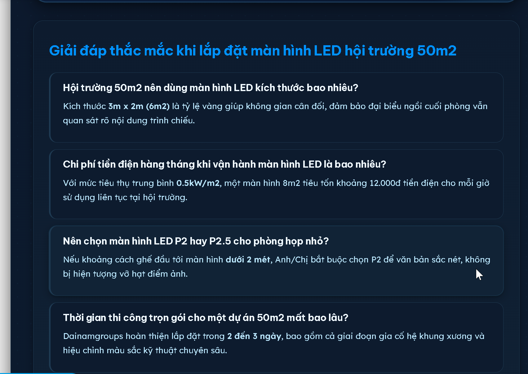 FAQ tự động