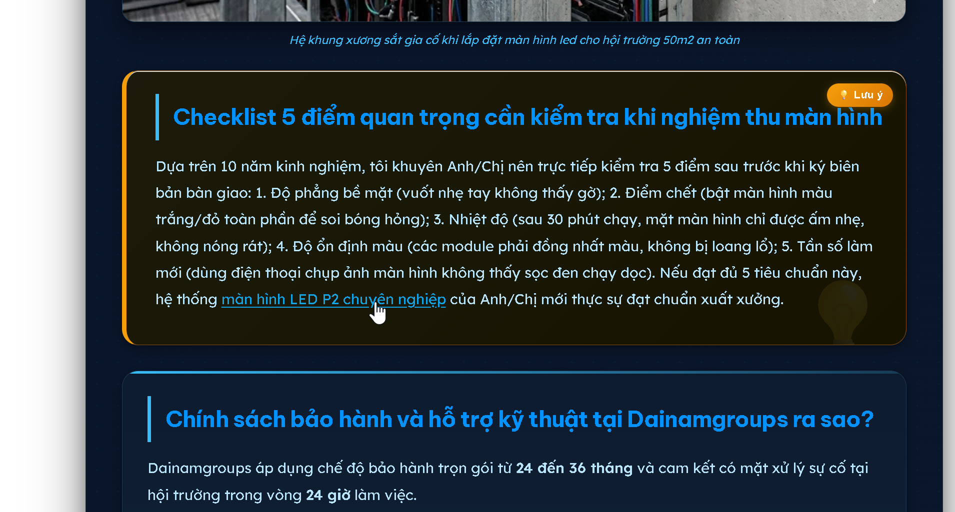 Internal link tự động
